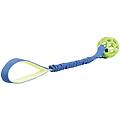 gioco per cani bungee corda con palla l 48 cm ø 7 cm