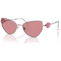 occhiali da sole forma cat-eye sk7003 rosa