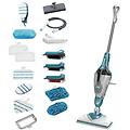 black + decker scopa a vapore 2in1 1600w con testa delta steamitt e 17 accessori bhsm1615dam-qs