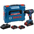 trapano avvitatore percussione bosch expert exsb18v-90 con 3 batterie caricabatteria e valigetta