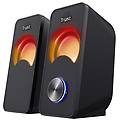 rgb led illuminated 2. 0 speaker set 23120trs