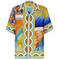 camicia 'surreal pool'