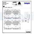 delphi set di pastiglie freno lp3182 anteriore