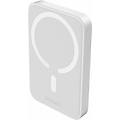 powerbank 6000 mah ricarica wireless magnetica mini bianco
