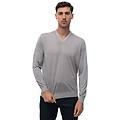 pullover collo a v beige