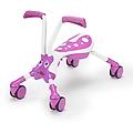 portabambini pieghevole a 4 ruote scramblebug bubblegum rosa