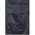 pantaloni cargo effetto seta con elastico sul fondo dark sapphire donna small