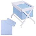 miniculla pieghevole completa stelle blu