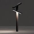 lampada led solare heliostepper antracite picchetto ip65