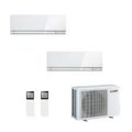 condizionatore dualsplit serie kirigamine zen 9000+12000 btu codice prod msz-ef25(35)vgkw