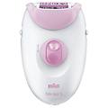 silk-épil 3 silk-?pil 3-270 epilatore donna per la rimozione duratura dei peli bianco/rosa