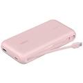 - 20k pd30w integrated usb-c cable power bank-rosa