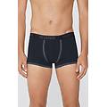 boxer in cotone organico con bordi a contrasto e logo uomo nero tama&ntilde;o xl
