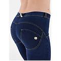 jeggings push up wr. up 7/8 superskinny jersey organico dark jeans-yellow seam donna large