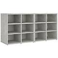 - scarpiere 2 pz grigie cemento 52 5x30x50 cm