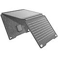 - caricatore solare 22w porte usb usb-c impermeabile ip67 pieghevole grigio