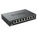 switch di rete 8 porte soho unmanaged black dgs 108 gigabit (1000base-tx)