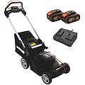 nitro wg749e tagliaerba semovente a batteria 2x20v/4ah taglio 46 cm
