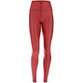 pantaloni push up wr. up similpelle vita alta deep claret donna extra small