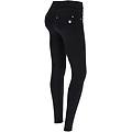 pantaloni n. o. w. pants vita media tessuto traspirante bioattivo nero donna small