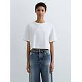 t-shirt cropped in jersey