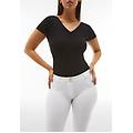 pantaloni push up wr. up skinny traspiranti bioattivi bianco donna xxs