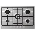 moderna chw74wx acciaio inox da incasso 75 cm gas 5 fornello(i)