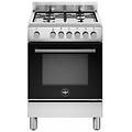 Lagermania Ftr664exv24 Cucina Con Piano Cottura A Gas Forno Elettrico 60cm Inox