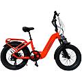 bicicletta elettrica fat 20 arancione