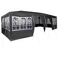 - tenda da festa con 12 pareti laterali antracite 8x4 m pe