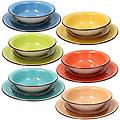 - servizio tavola 18 pezzi art & pepper stoneware multicolore