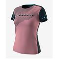 t-shirt alpine 2 manica corta rosa nero donna m