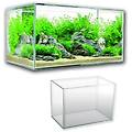 acquario nano rettangolare 25 litri 45x21x26 (h) cm