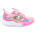 sneakers da bambina rosa con strap taglia 29