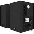 eco100 plus sistema audio amplificato 2. 0 cablato nero 70w