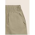 pantaloni cropped con ricamo floreale al fondo abbey stone donna extra small
