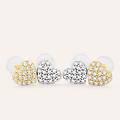 orecchini lobo claire oro giallo cubic zirconia collezione claire oro giallo