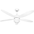 - ventilatore sof. c / tel. +luce d. 130 5pale bianco