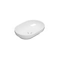 lavabo ad incasso in ceramica 60x41 cm globo t-edge b6o61bi bianco ceramica
