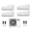 climatizzatore condizionatore inverter quadri split aaria plus 7000+9000+9000+12000 btu r-32 con