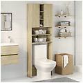 - mobile per lavatrice rovere sonoma 64x25 5x190 cm