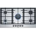 serie 6 pcr9a5b90 piano cottura nero acciaio inossidabile da incasso gas 5 fornello(i)