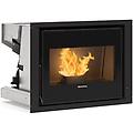 inserto a pellet nero ventilato comfort p70 5. 0 potenza 10. 0 kw 5 stelle