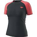 ultra 3 s-tech s/s w maglia trail running donna dark blue/light red xs/s