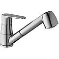 paffoni miscelatore monocomando lavello cucina con doccino estraibile serie green gr183cr cromato