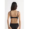 reggiseno a balconcino elena pretty flowers donna nero taglia 3d