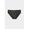 costume slip mare in tinta unita uomo grigio taglia 5