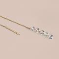 mono orecchino pendente beverly oro giallo cubic zirconia collezione beverly oro giallo