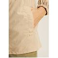 parka donna collo alto in nylon con zip ed elastico in vita irish cream donna extra large