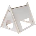 tenda da campeggio in legno per piccoli animali l 60 x p 47 x h 45 cm